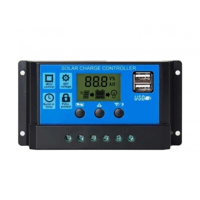 Solar Panel Akü Şarj Cihazı 10A 12/24V