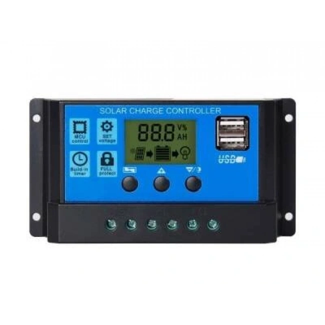 Solar Panel Akü Şarj Cihazı 10A 12/24V