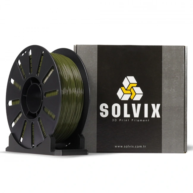 SOLVIX Haki Yeşil Pla/Pha Premium Filament 1.75mm 1 kg