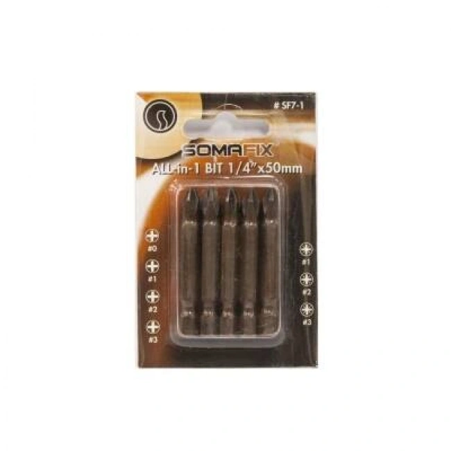Somafix 7 in 1 Vidalama Bits Matkap Ucu Seti 10lu