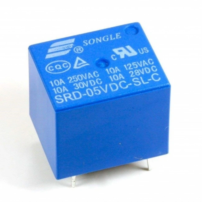 Songle 5V Minyon Spot Röle SRD-05VDC-SL-C