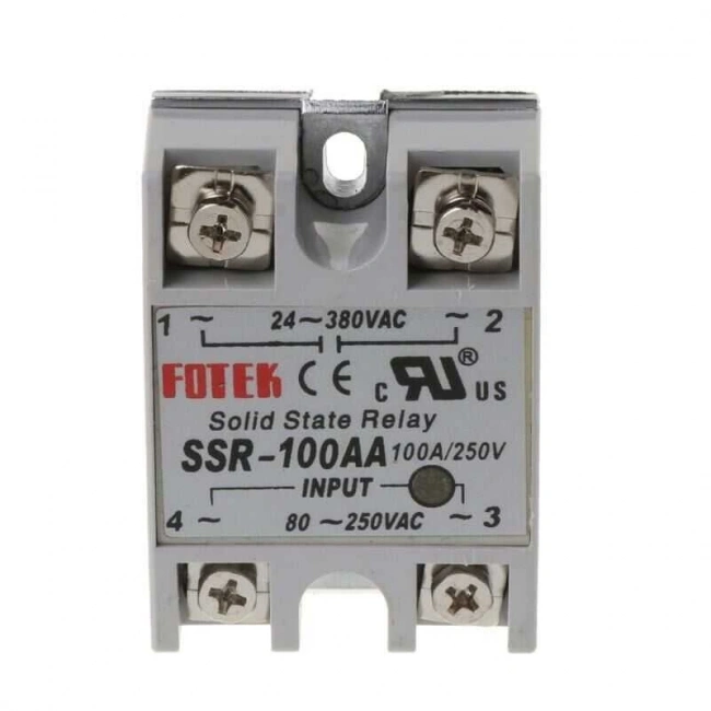SSR-100AA Solid State Röle 100A - 80-250VAC Giriş 24-380VAC Çıkış