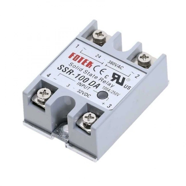 SSR-100DA Solid State Röle 100A - 3-32VDC Giriş 24-380VAC Çıkış