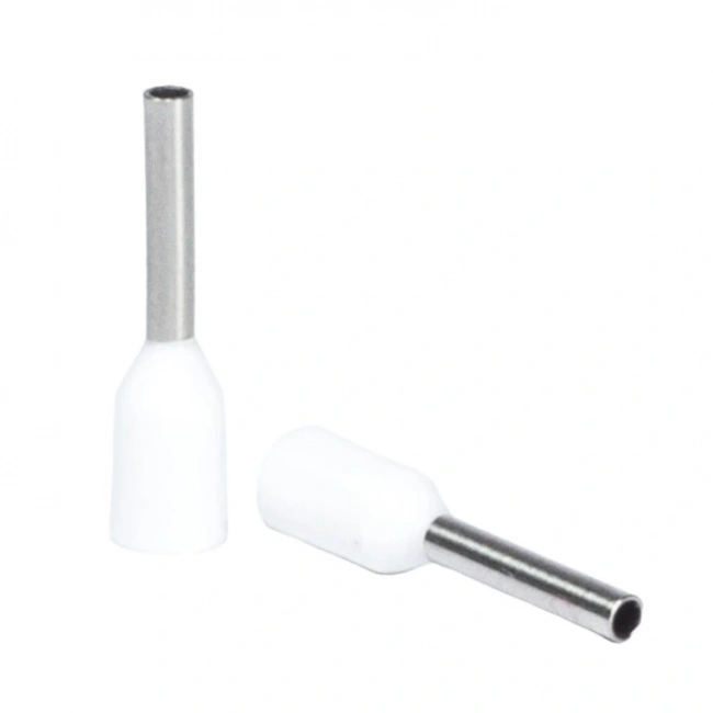 Standart Tek Girişli Kablo Yüksük Beyaz TRM IY - 0.75 ( 1000 Adet )