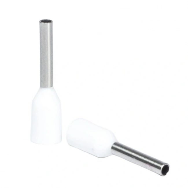 Standart Tek Girişli Kablo Yüksük TRM IY - 0.50 Beyaz (1000 Adet)