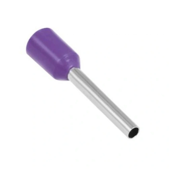 Standart Tek Girişli Kablo Yüksük TRM IY - 0.25 Menekşe 1000 Adet