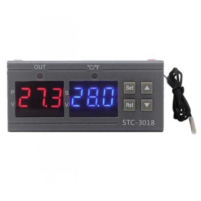 STC-3018 24V Dijital Sıcaklık Kontrol Cihazı - Kuluçka Uyumlu