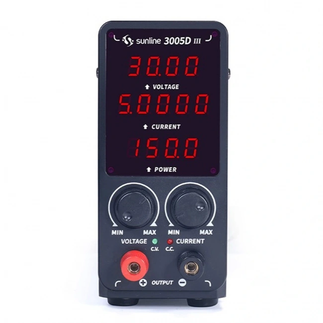 Sunline 3005D-III 0-30V/0-5A DC Ayarlı Güç Kaynağı