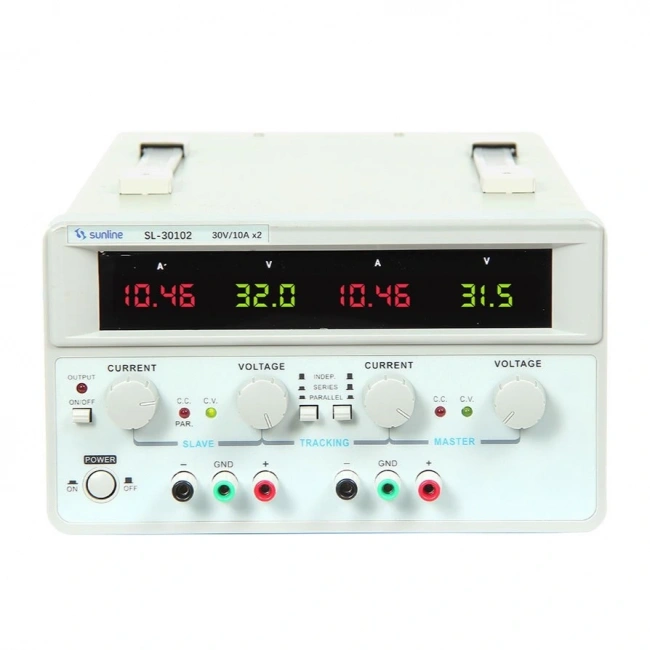 Sunline SL-30102 ? DC POWER SUPPLY 30V 10A X 2 Dual