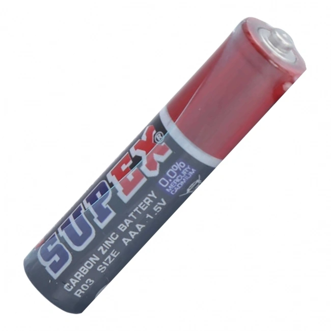 Supex R03/AAA Alkalin Çinko Karbon İnce Kalem Pil
