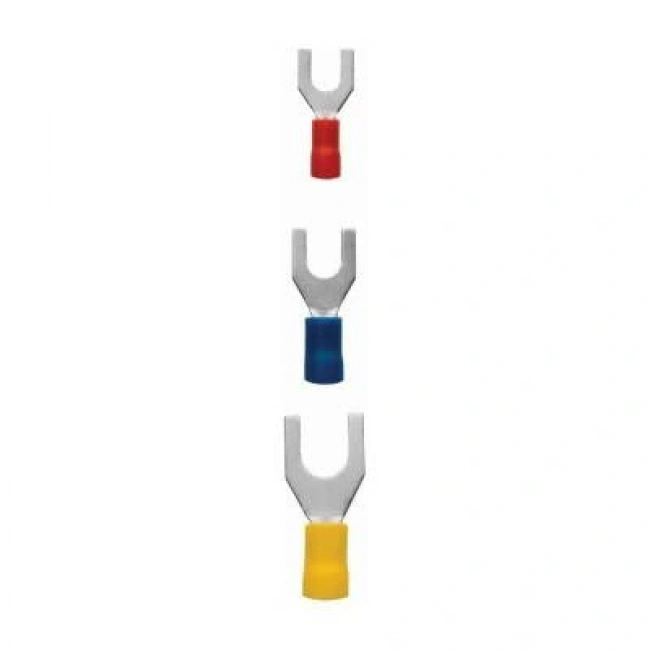 SV 2-6 1.50-2.50 mm Mavi Çatal Tip İzoleli Kablo Ucu 10 Adet