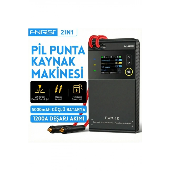 SWM-10 Taşınabilir Akıllı Renkli Ekran Nokta Pil Punta Makinesi