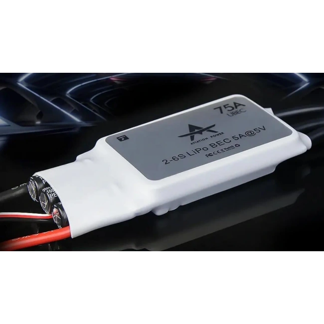 T-Motor ESC AT75 Amper 2-6S Drone Motor Sürücüsü