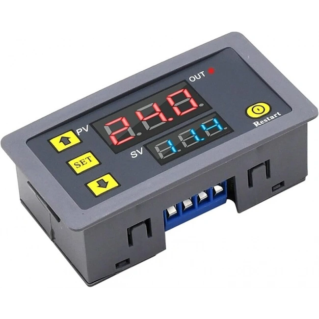 T3230 220V 20A Programlanabilir Dijital LED Ekranlı Zamanlayıcı Gecikme Rölesi