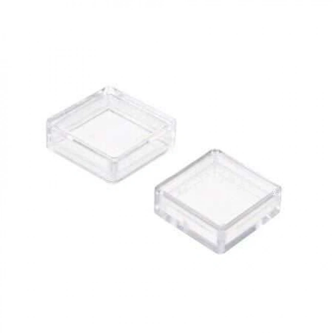 Tact Switch Kare Kapak ile Uyumlu Şeffaf Koruma Kılıfı