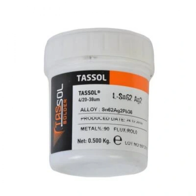 Tassol Krem Lehim 500gr (Sn62Ag2Pb36)