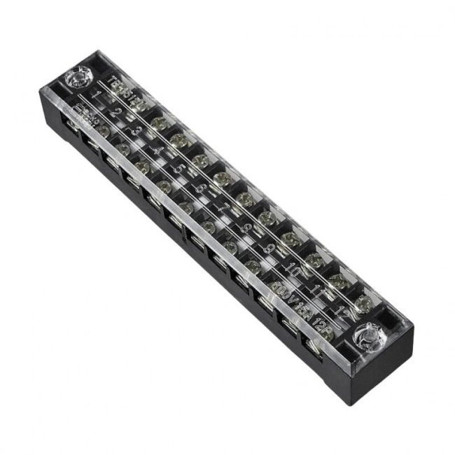 TB-1512 12P Çift Sıra Terminal Blok - 600V 15A