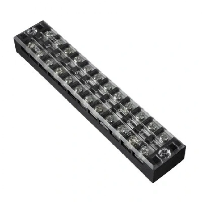 TB-2512 12P Çift Sıra Terminal Blok - 600V 25A