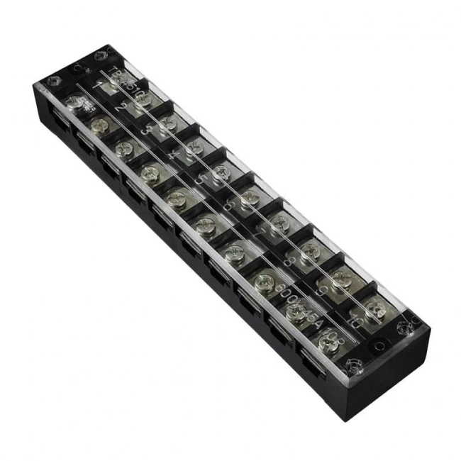 TB-4510 10P Çift Sıra Terminal Blok - 600V 45A