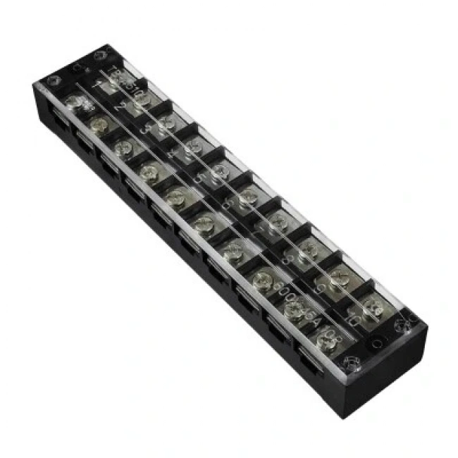TB-4510 10P Çift Sıra Terminal Blok - 600V 45A