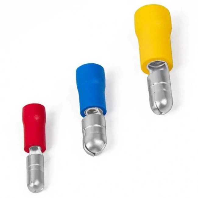 TBE-2050 1.5-2.5mm2 İzoleli Soket Tipi Erkek Terminal Kablo Ucu Mavi 100 Adet