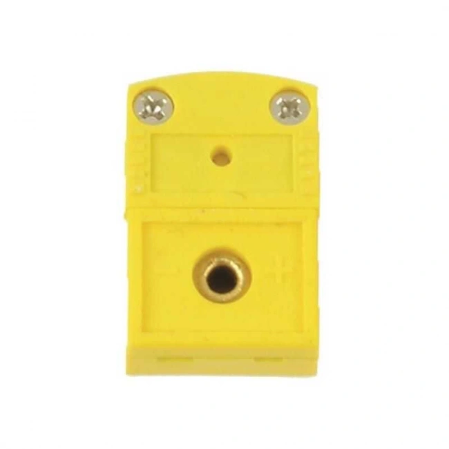 TC1-SR-Dişi - NiCr-Ni Termokupl Priz Sarı