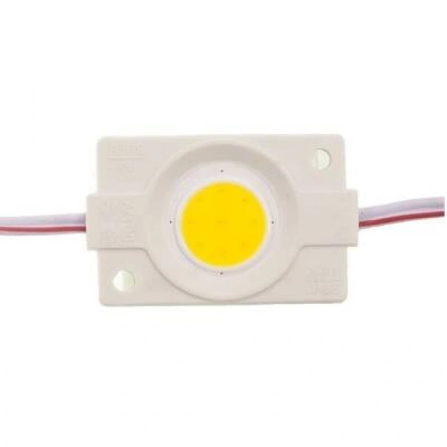 Tekli Su Gerçimez Cob Led Modülü - Gün Işığı 12V 2.4W