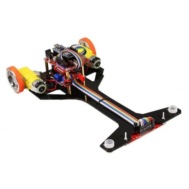 Temel Seviye Çizgi İzleyen Robot-8 Sensörlü montaj