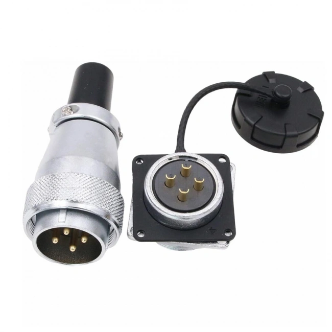 TPWS16 4 Pin 16mm Su Geçirmez Konnektör Takımı