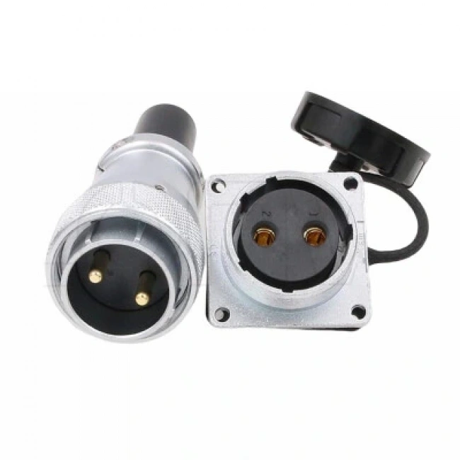 TPWS20 2 Pin 20mm Su Geçirmez Konnektör Takımı