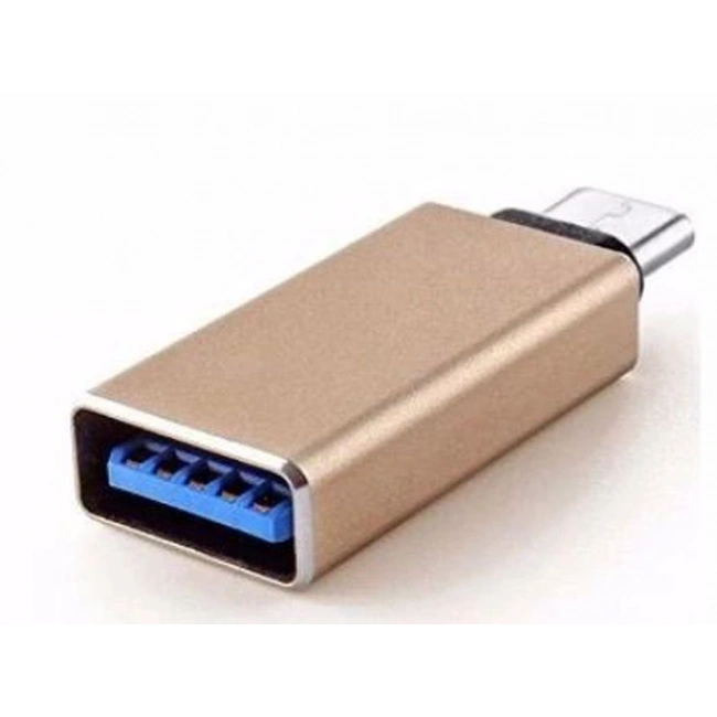 Type-C To USB 3.0 Otg Altın (Gold) Renk Çevirici
