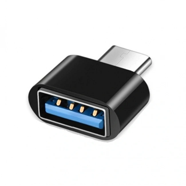 Type-C to USB 3.0 OTG Dönüştürücü Çevirici Siyah