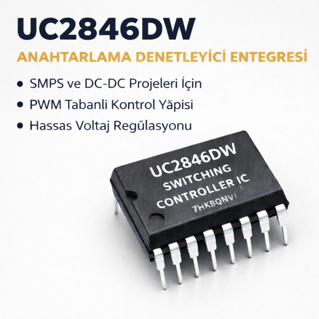 UC2846DW Anahtarlama Denetleyici Entegresi SOIC-16W