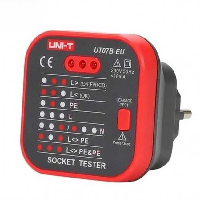 UNI-T UT07B-EU Priz Test Cihazı