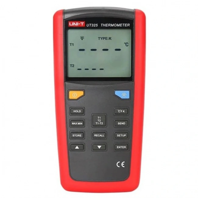 UNI-T UT325 Çift Girişli Profesyonel Termometre