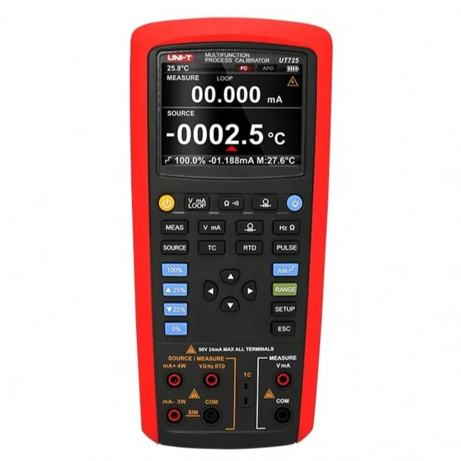 UNI-T UT725 Çok İşlevli Proses Kalibratörü