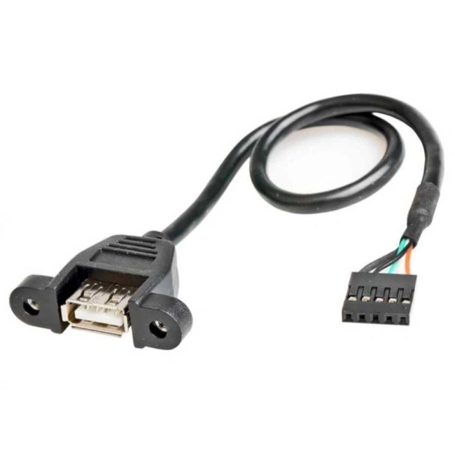 USB 2.0 Dişi Dupont 5 Pin Dişi Veri Anakart Adaptör Kablosu