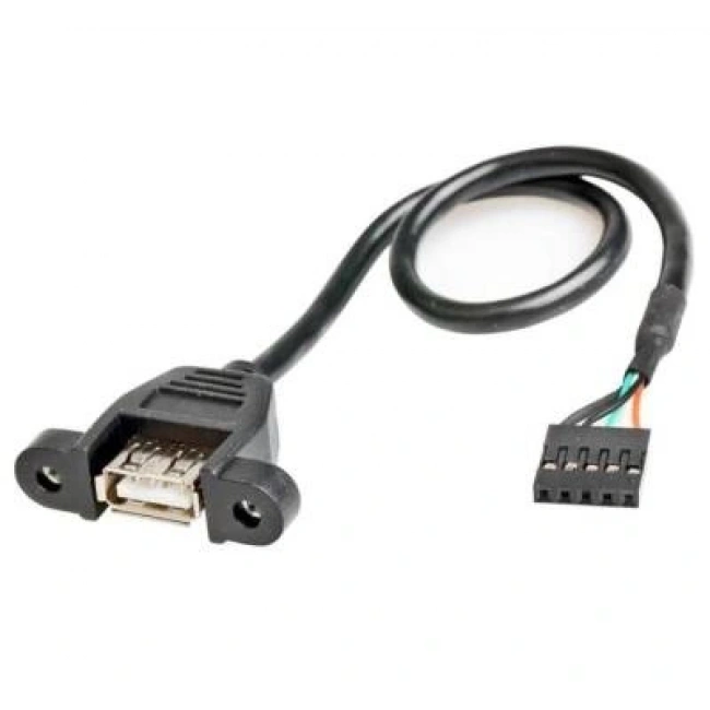 USB 2.0 Dişi Dupont 5 Pin Dişi Veri Anakart Adaptör Kablosu