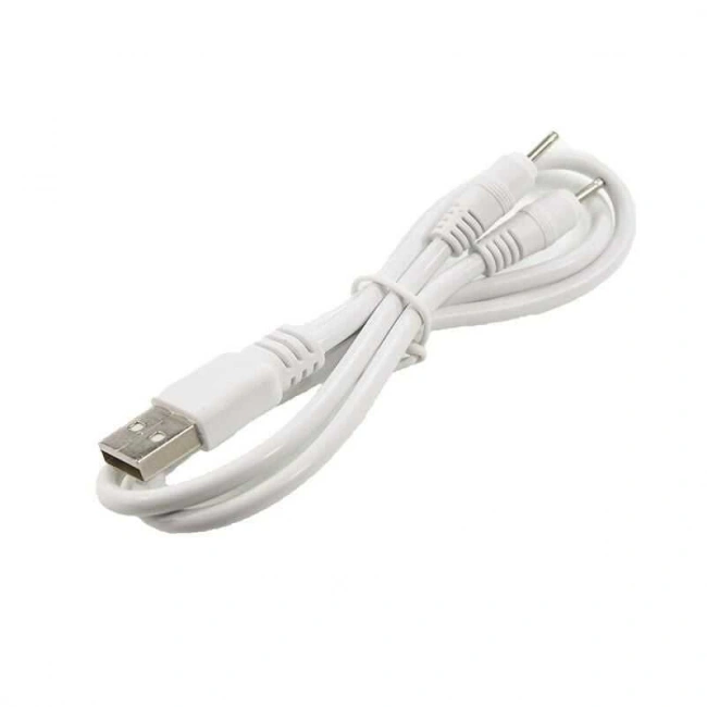 USB - 2.5x0.7mm 2li İnce Uçlu Şarj Kablosu 30cm