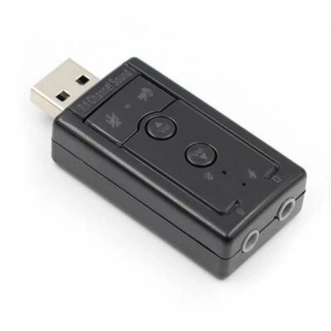 USB 7.1 Kanal Kulaklık + Mikrofon Ses Kartı