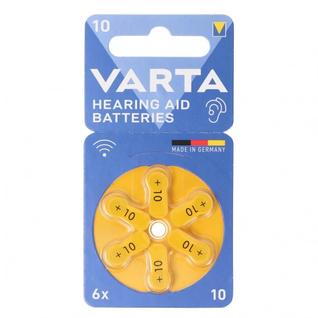 Varta 10 No Kulaklık ve İşitme Cihazları Pili 6lı Paket
