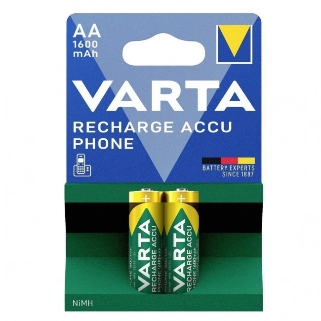 Varta 1600mAh AA Şarj Edilebilir Pil 2li Paket