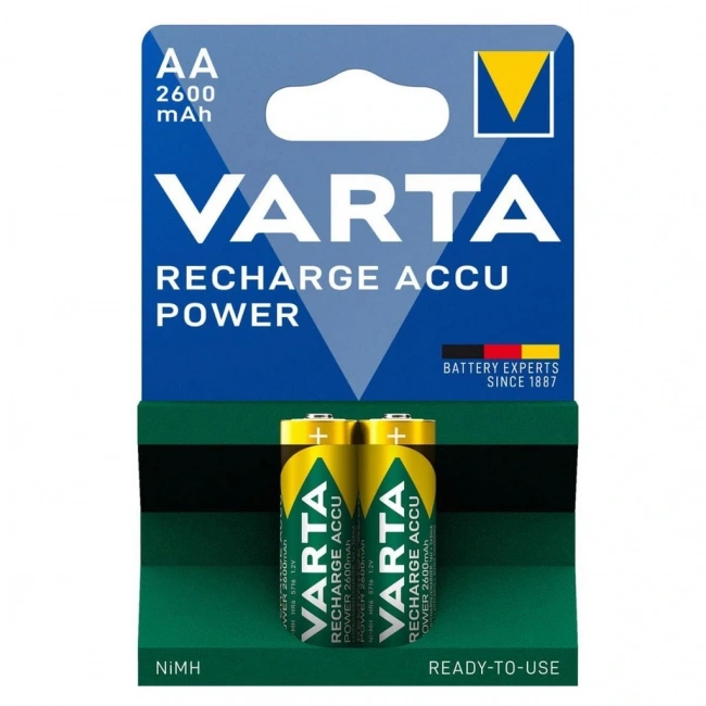 Varta 2600mAh AA Şarj Edilebilir Pil 2li Paket
