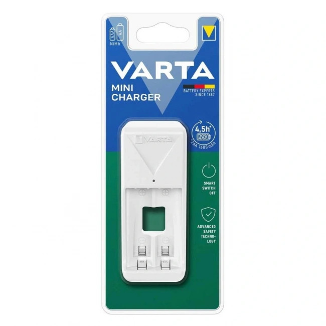Varta 57656 Mini Pil Şarj Cihazı (Pilsiz)