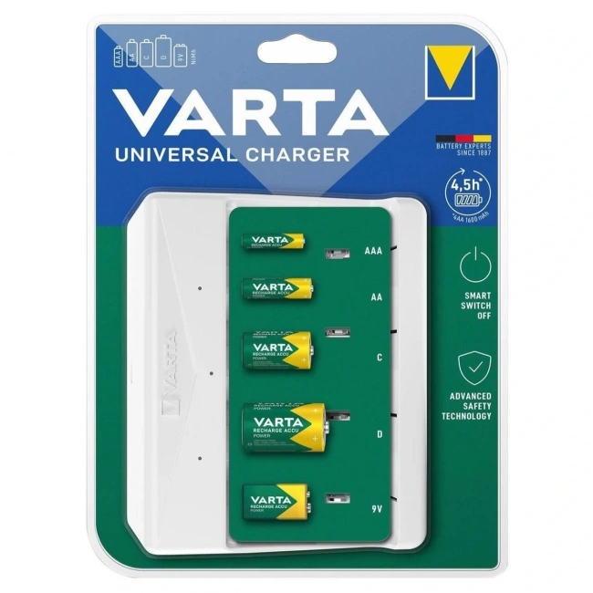Varta 57658 Universal Pil Şarj Cihazı