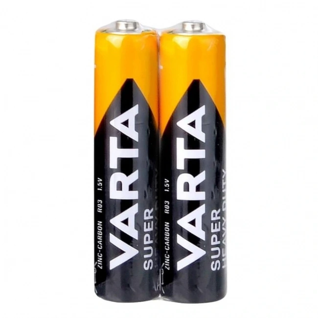 Varta Superlife Çinko-Karbon AAA İnce Kalem Pil 2li