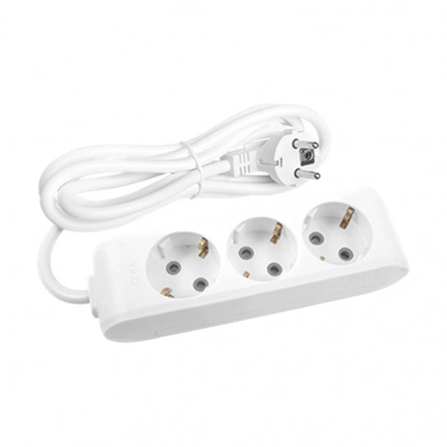 Viko Multi-Let Üçlü Grup Priz Topraklı Kablolu Çocuk Korumalı 3 Mt