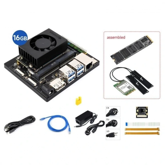 Waveshare Jetson Orin NX AI Kiti 16GB - Kit A