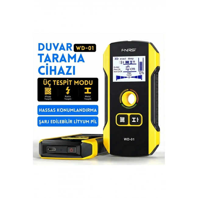 WD-01 Metal Dedektörü Duvar Tarayıcı