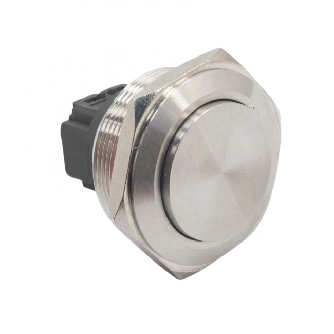 WD28B-G1 28mm Çıkık Yaylı Metal Buton